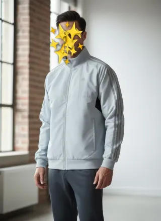 Chaqueta Adidas Gris Talla L