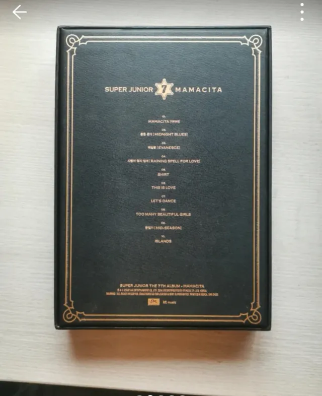 Super Junior Mamacita 7th Album Kpop