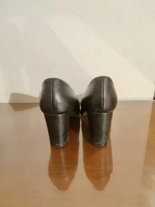 Zapatos tacón negros mujer