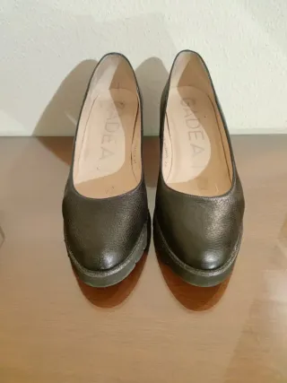 Zapatos tacón negros mujer