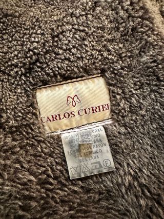 Abrigo Piel Ovino Talla XL Marrón