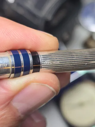 Coppia penne Aurora Argento 925 vintage