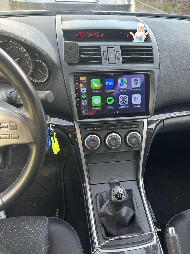 Radio pantalla CARPLAY GPS USB para Mazda 6