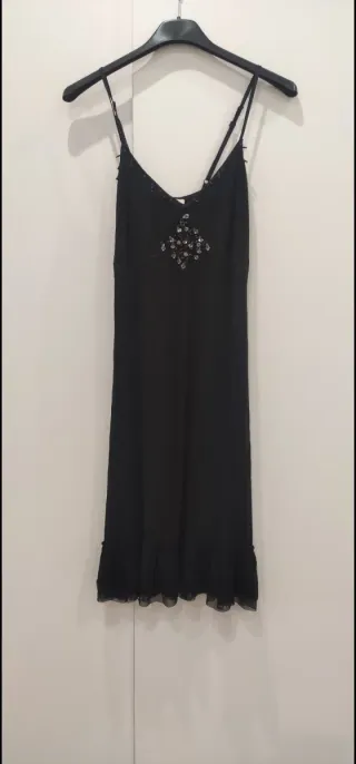 Vestito Aniye By nero con perline