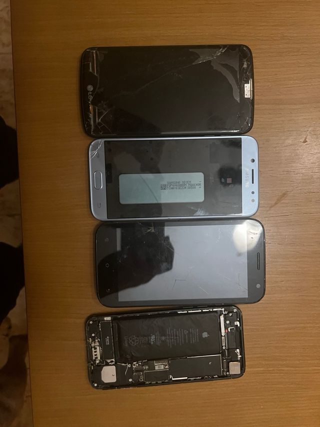 Lote 5 Móviles Apple, LG, Samsung