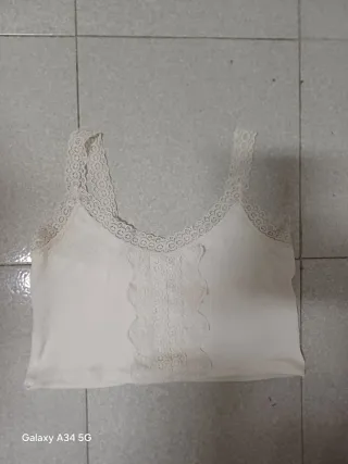 Canotta donna pizzo taglia M