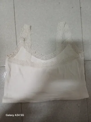 Canotta donna pizzo taglia M