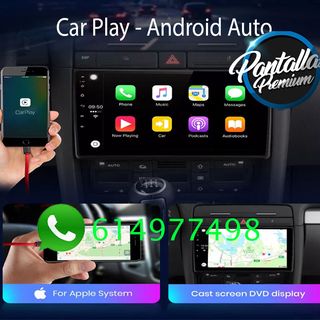 Radio Pantalla CARPLAY GPS para Audi A4 Seat Exeo