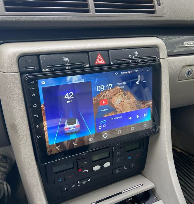 Radio Pantalla CARPLAY GPS para Audi A4 Seat Exeo