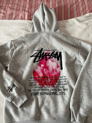 Sudadera Stussy Gris