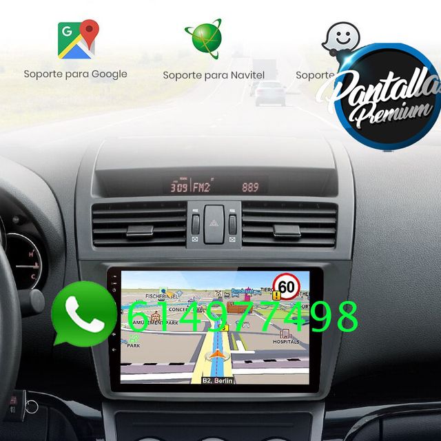 Radio pantalla CARPLAY GPS USB para Mazda 6