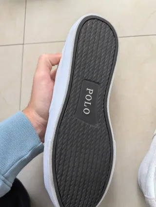 Zapatillas Ralph Lauren Sayer Canvas Blancas