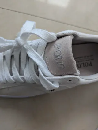 Zapatillas Ralph Lauren Sayer Canvas Blancas