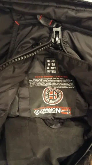 Cazadora Geographical Norway Negra Hombre