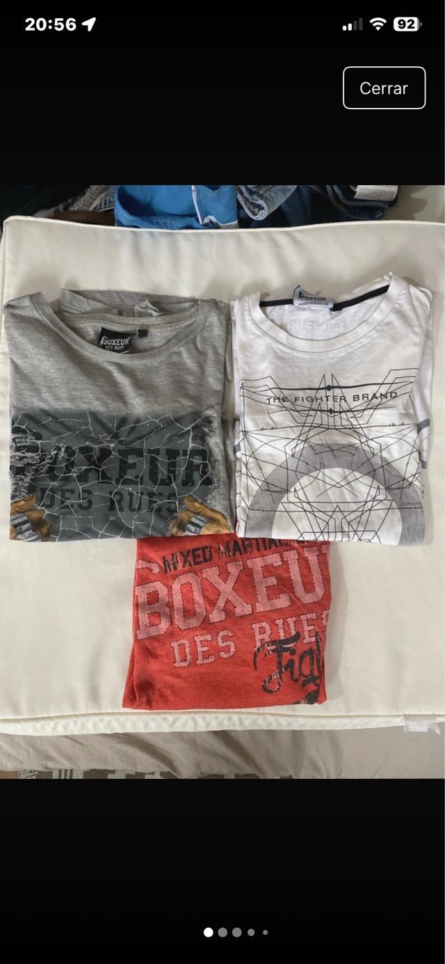 Lote 3 Camisetas Boxeur Des Rues
