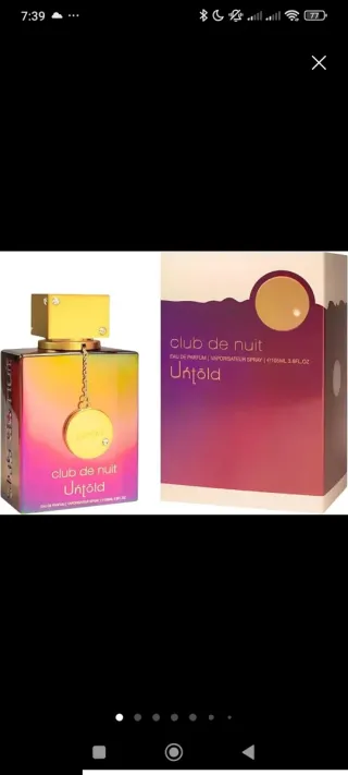 CLUB DE NUIT UNTOLD-ARMAF-PERFUME ARABE-