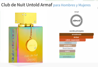 CLUB DE NUIT UNTOLD-ARMAF-PERFUME ARABE-