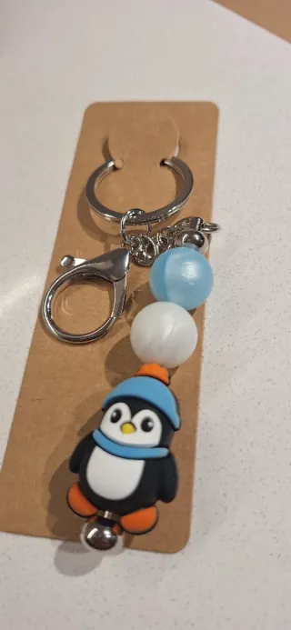 Portachiavi pinguino