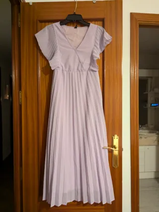 Vestido largo premamá Shein boda/fiesta