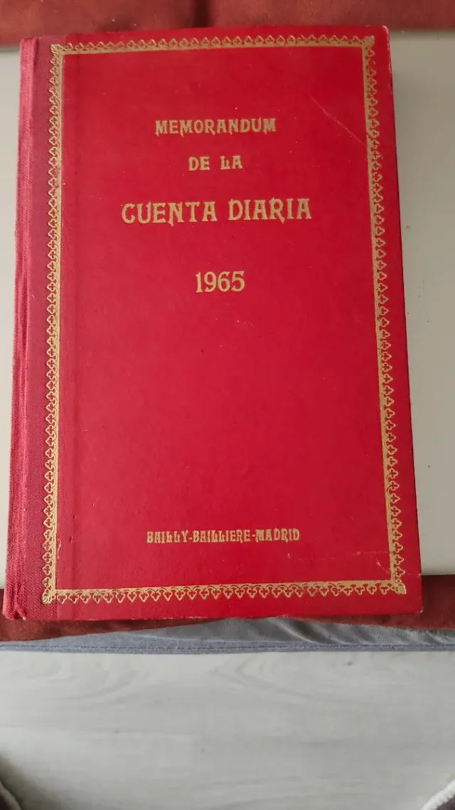 Memorándum Cuenta Diaria 1965