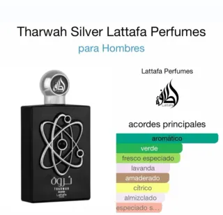 THARWAH SILVER-LATTAFA-PERFUME ARABE-HOMBRE