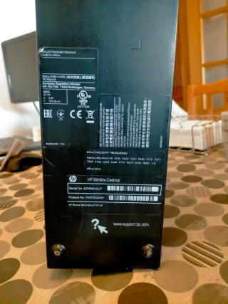 Ordenador de sobremesa HP Negro