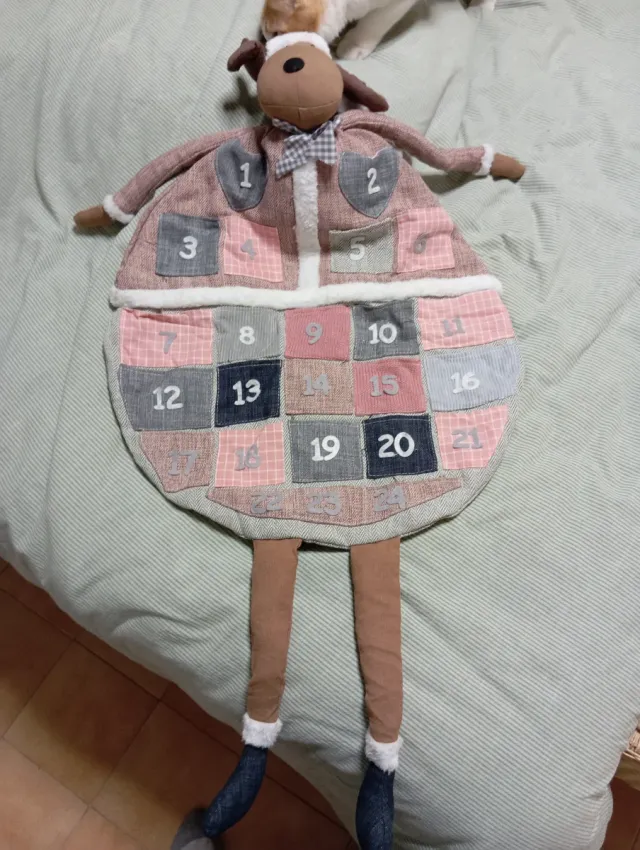 Muñeco Adviento Reno Navideño