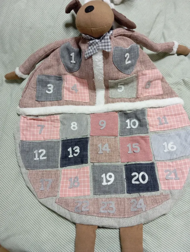 Muñeco Adviento Reno Navideño