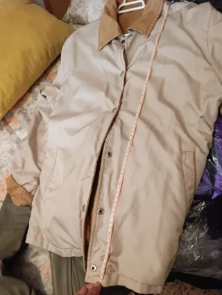 Chaqueta Reversible Beige/Marrón Talla XL