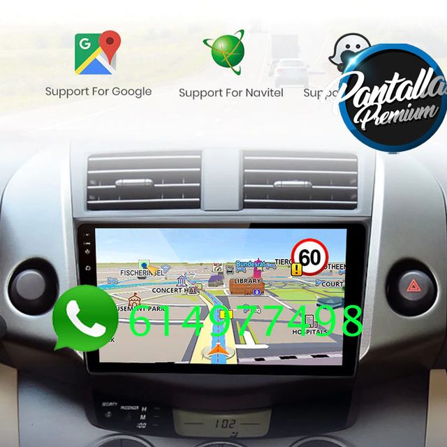 Radio pantalla CARPLAY GPS USB BTpara Toyota Rav 4