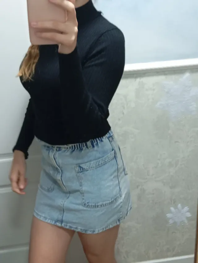 Falda vaquera corta Primark