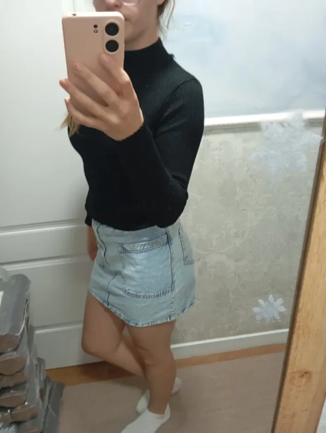 Falda vaquera corta Primark