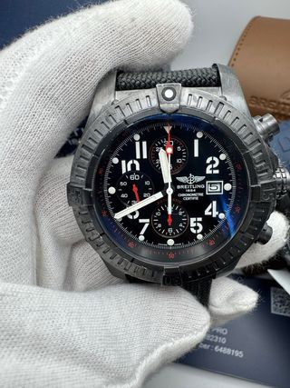Breitling Super Avenger Cronógrafo Negro