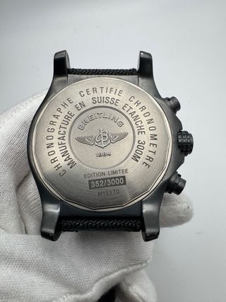 Breitling Super Avenger Cronógrafo Negro