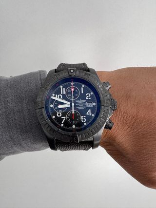 Breitling Super Avenger Cronógrafo Negro