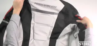 Chaqueta de moto con protecciones Xl