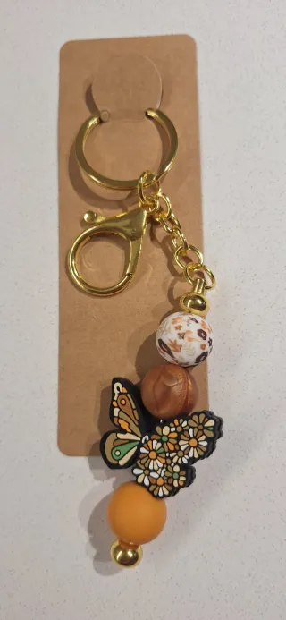 Portachiavi con farfalla