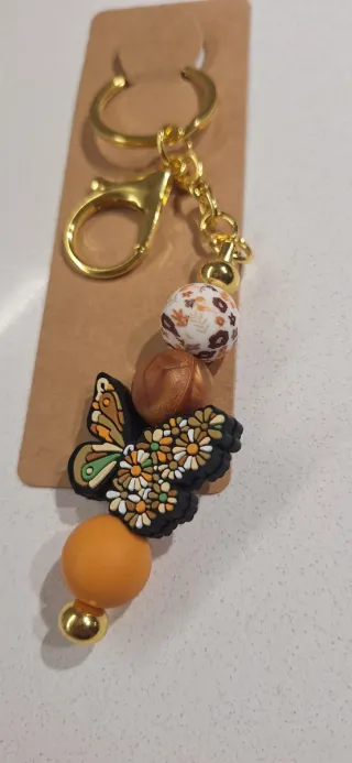 Portachiavi con farfalla