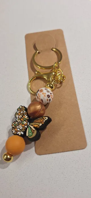 Portachiavi con farfalla