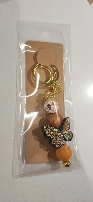 Portachiavi con farfalla