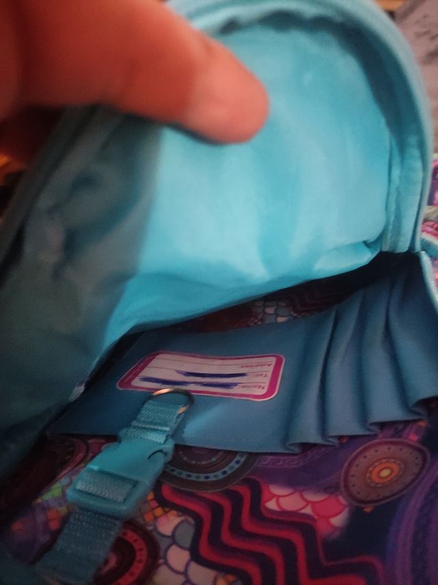 Mochila colegio santa Mónica