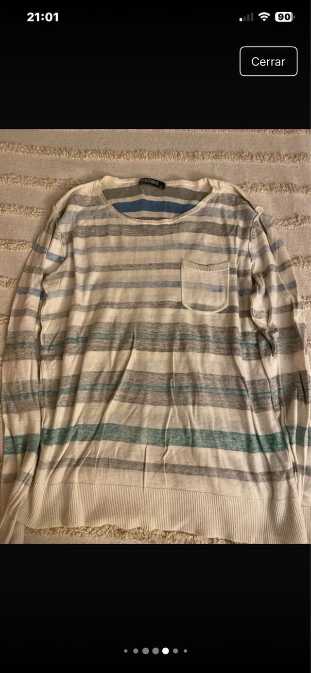 Lote 6 jerséis grises y blancos