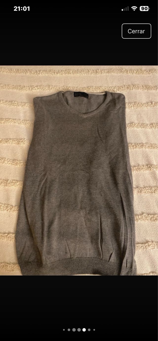 Lote 6 jerséis grises y blancos