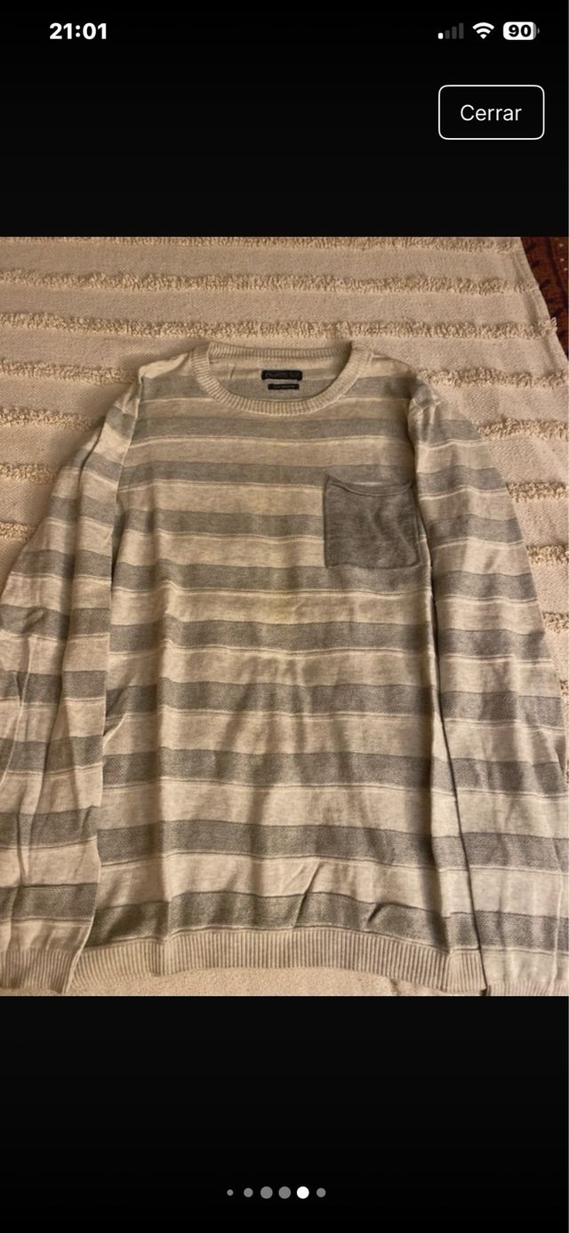 Lote 6 jerséis grises y blancos