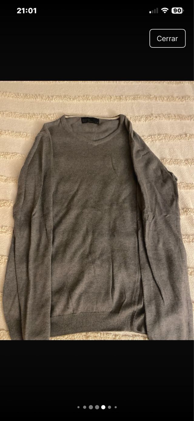 Lote 6 jerséis grises y blancos