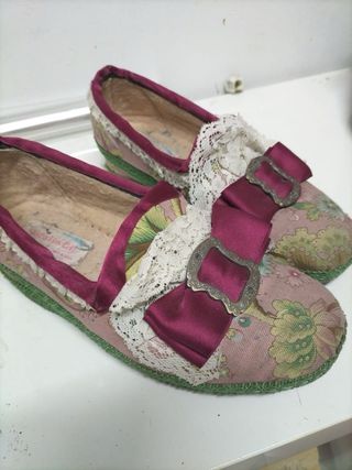 Traje Fallera Huertana Oro y Rosa