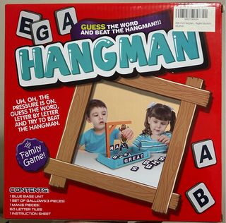 Juego El Ahorcado Hangman Familiar