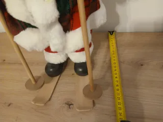 Babbo Natale con sci, nuovo senza cartellino