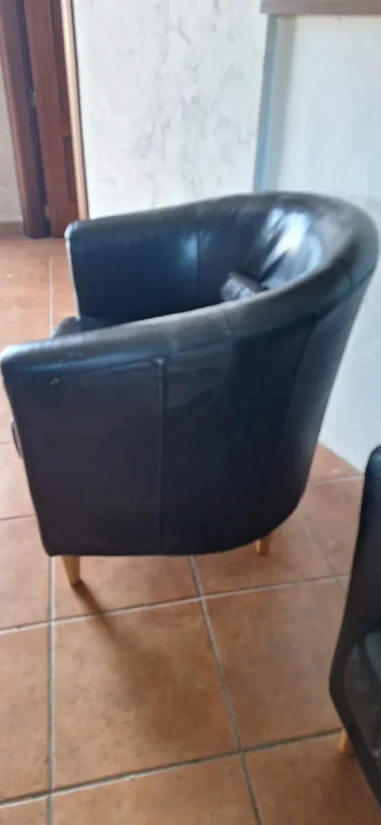 Sillón de Piel Negros Ikea