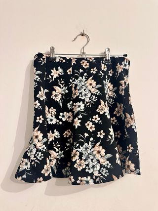 Minifalda floral Talla S
